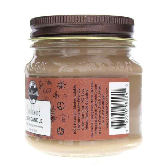 Mason Jar Soy Candle, GOE